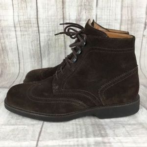 Michael Toschi Mens 9 Ankle Chukka Boots Suede